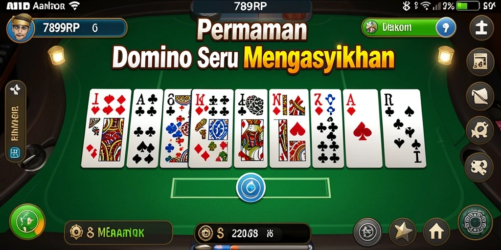 Screenshot utama 789RP menampilkan pemain berkompetisi dalam permainan Domino.