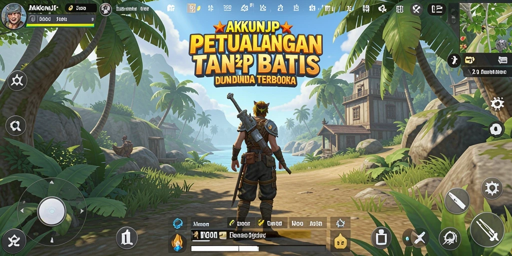 Tampilan gameplay menakjubkan dalam dunia terbuka AKUNJP.