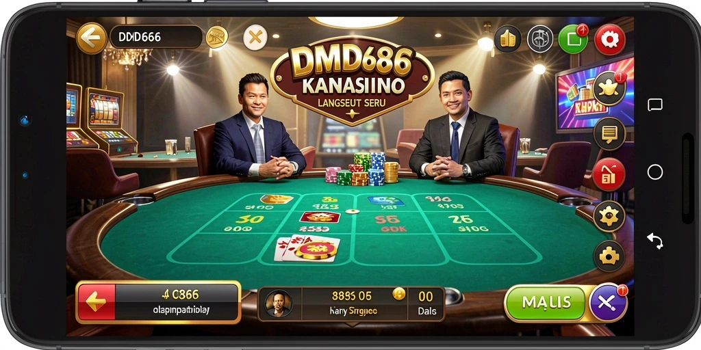 Gameplay DMD686 yang mendebarkan di dunia Live Casino.
