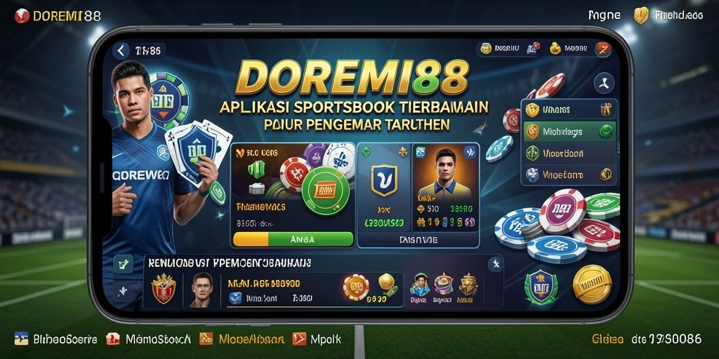 Tampilan menarik dari gameplay DOREMI88 dalam aksi taruhan olahraga.