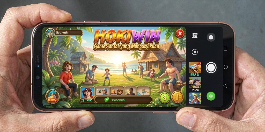 Tangkapan layar HOKIWIN menampilkan gameplay yang seru dan penuh warna.