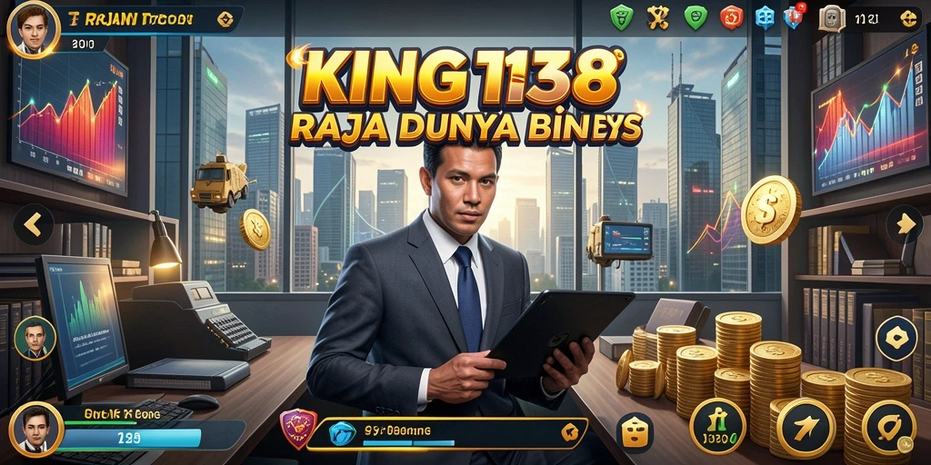 Tampilan gameplay KING138 yang menarik dengan elemen Tycoon yang kuat.