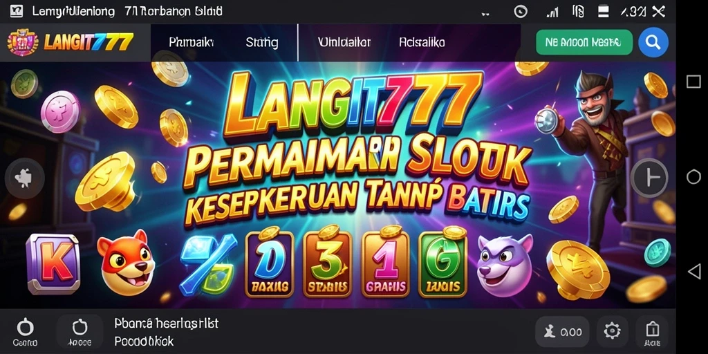 Tangkapan layar LANGIT777 menampilkan keseruan gameplay slot yang mendebarkan.