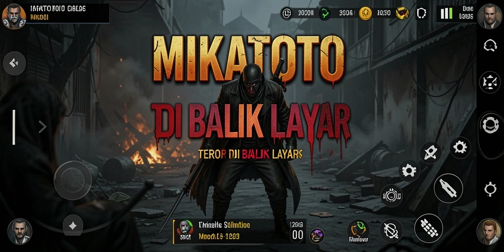 Screenshot gameplay MIKATOTO dengan suasana Horror yang mencekam.