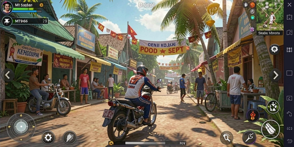 Tampilan gameplay MT966 yang menakjubkan dan realistis.