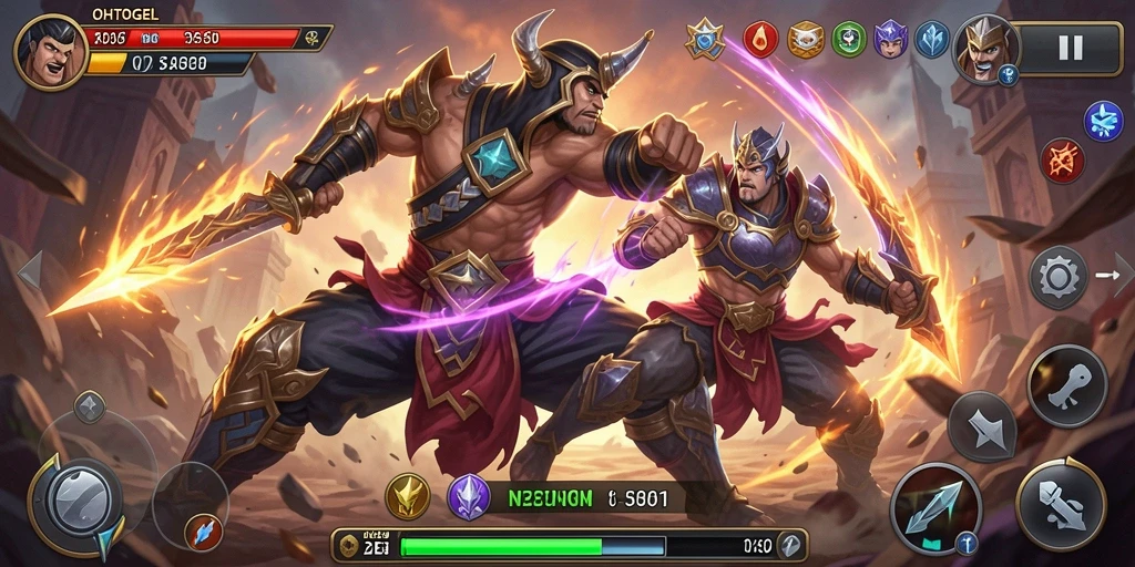 Tampilan seru gameplay OHTOGEL dalam pertarungan yang mendebarkan.