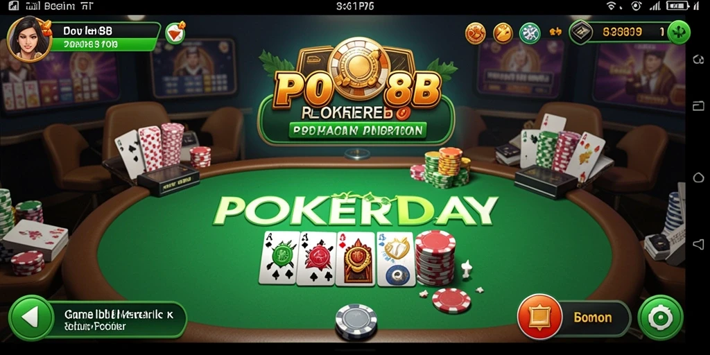 Screenshot gameplay <strong>POKER88</strong> yang menunjukkan keseruan bermain poker secara Idle.