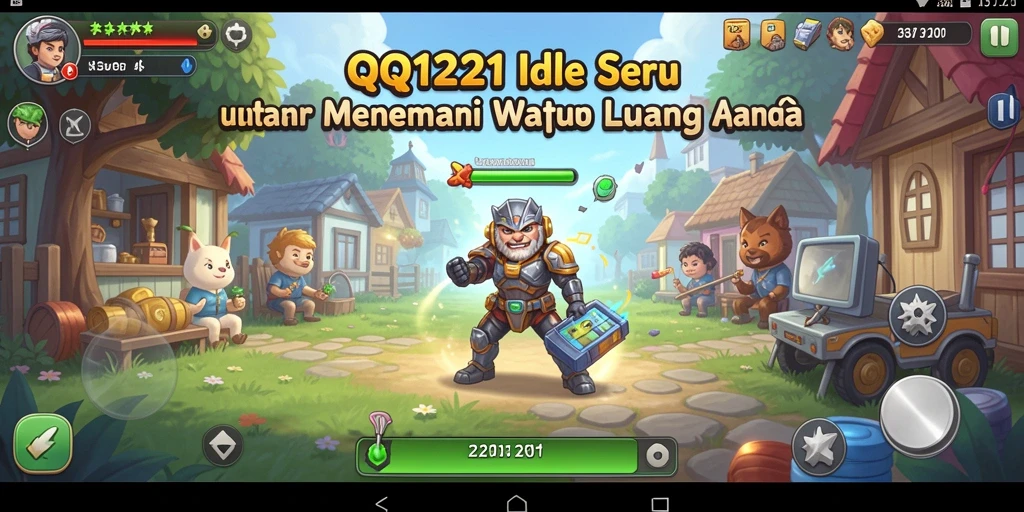Tampilan gameplay QQ1221 yang seru dan menarik dalam genre Idle.