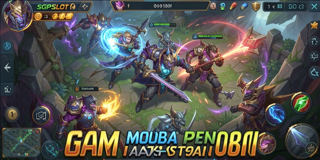 Tampilan gameplay seru dan menegangkan dari SGPSLOT