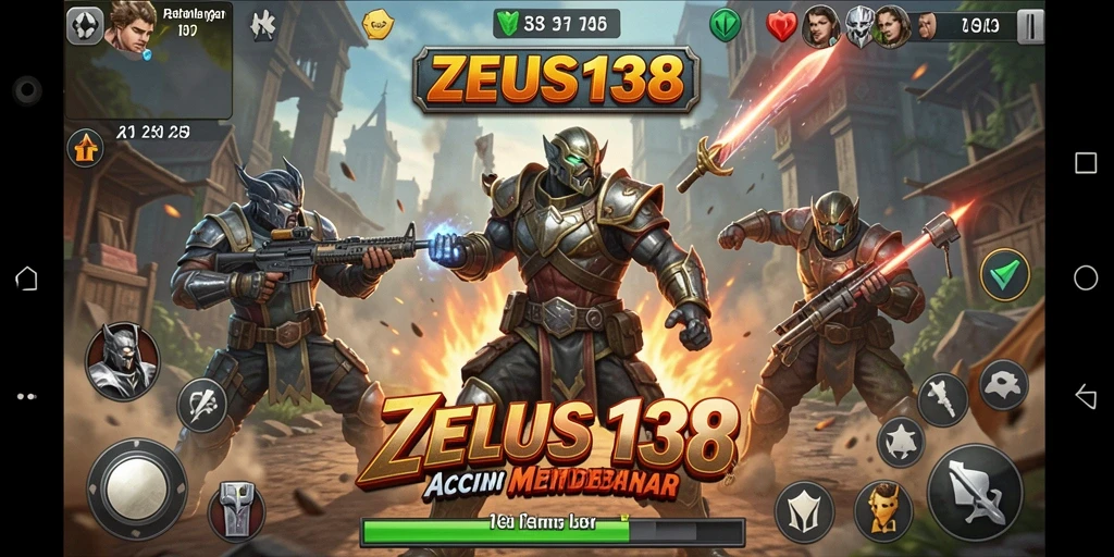 Tangkapan layar gameplay dari ZEUS138 yang menunjukkan aksi mendebarkan.